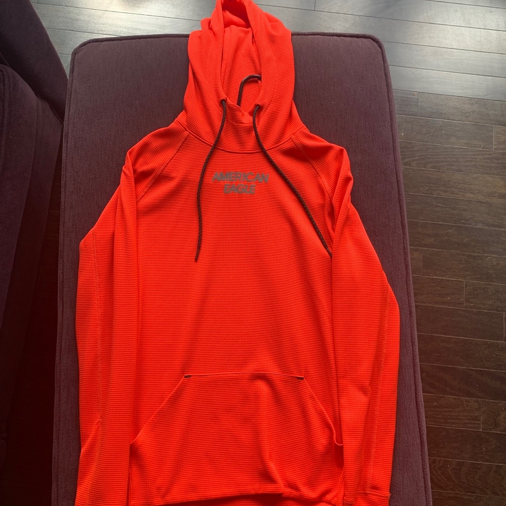 Neon Orange American Eagle hoodie